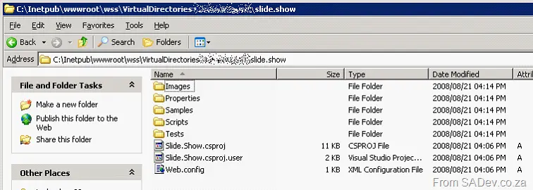 Folder for files