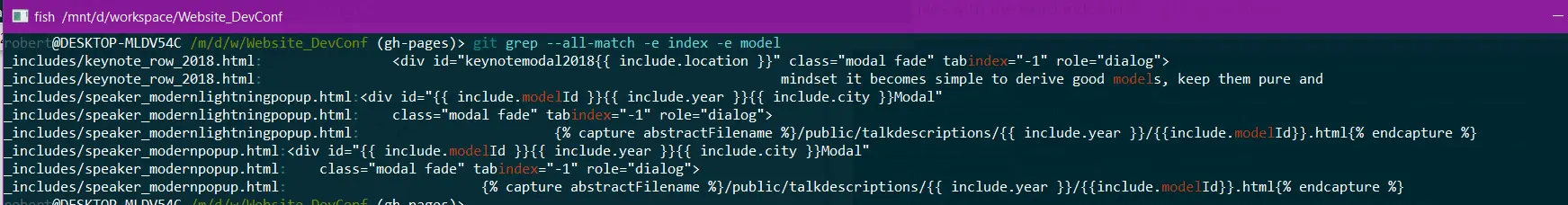 Demo of  with multiple filters